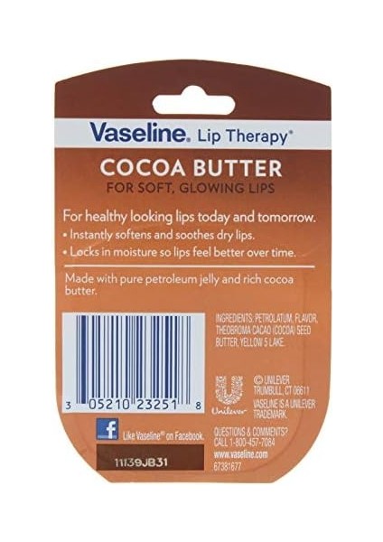 Vazelin Dudak Tedavisi, Kakao Yağı 0,25 Oz fiyatları