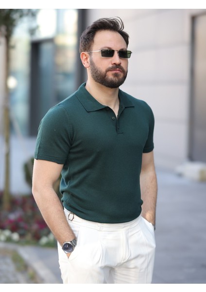 Basic Düğmeli Pamuklu Triko Tshirt fiyatları