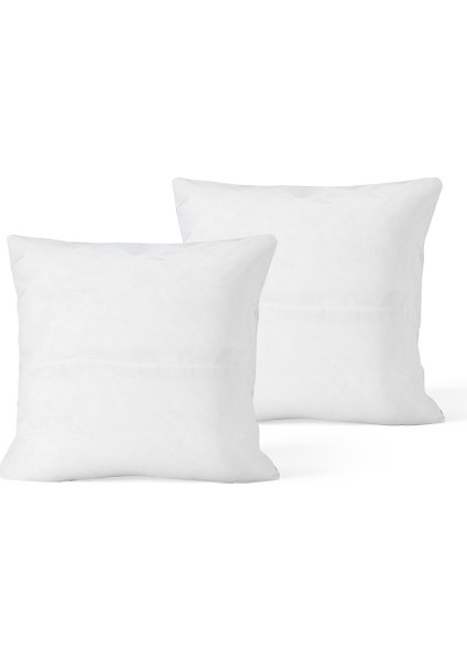 2'li Kırlent Kılıfı Iç Yastığı 45 x 45 Cm. 330 Gr.