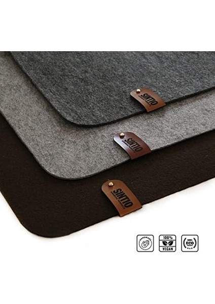 Keçe Mouseped (50X100CM) Oyuncu Gamer Mouse Pad, Büyük Boy Large Ofis Tipi Mouse Ped, Fare Altlığı, Düz Masa Klavye Altı Mousepad (Açık Gri) fiyatları