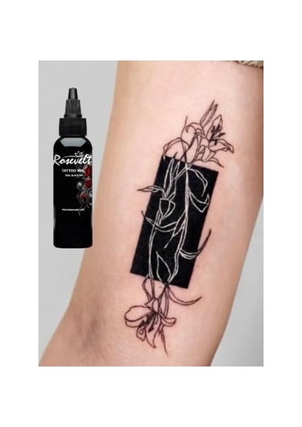 Rosevelt Dövme Boyası 1 Oz 30 ml (Siyah Çizgisel)
