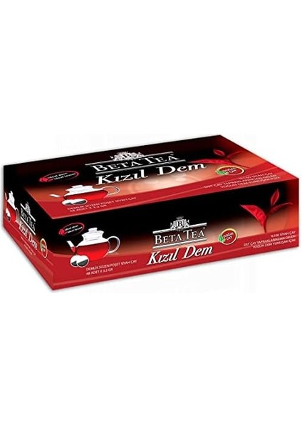 Beta Kızıl Dem Demlik Poşet Çay 48X3.2 gr modelleri