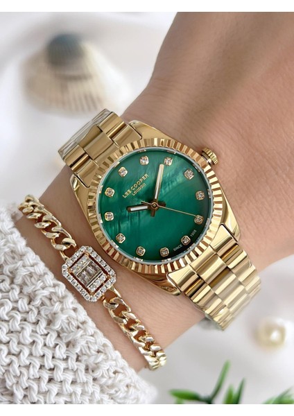 Çelik Kordonlu 3 Atm Suya Dayanıklı Kadın Kol Saati VS.BLKT.0646