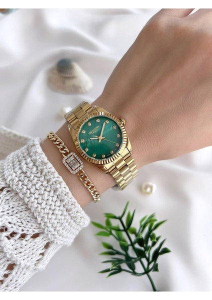 Çelik Kordonlu 3 Atm Suya Dayanıklı Kadın Kol Saati VS.BLKT.0646 fiyatları