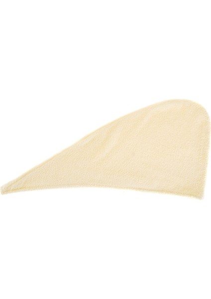 Mikrofiber Saç Havlusu - Ekru - 57X27 cm