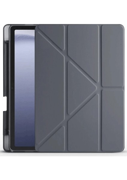 Xiaomi Redmi Pad Pro 12.1 Kılıf Kalemlikli Mars Tablet Kılıfı - Koyu Gri