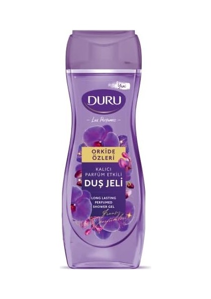 Duru Lux Perfumes Duş Jeli, Orkide, 450 Mililitre