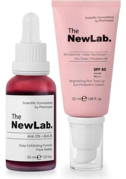 The Newlab. Cilt Yenileyici, Aydınlatıcı ve Güneş Koruyucu Bakım Seti