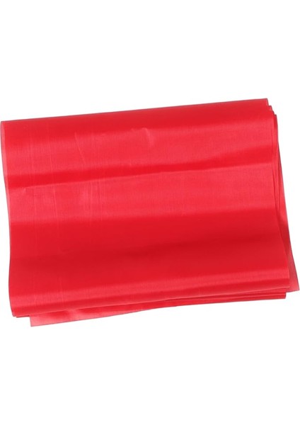 2 Adet Kırmızı Ipek Dans Kurdeleleri Davul Tokmakları Klasik Dans Su Kovanları Aquare Dans Jimnastiği ve Performans Aksesuarları Için