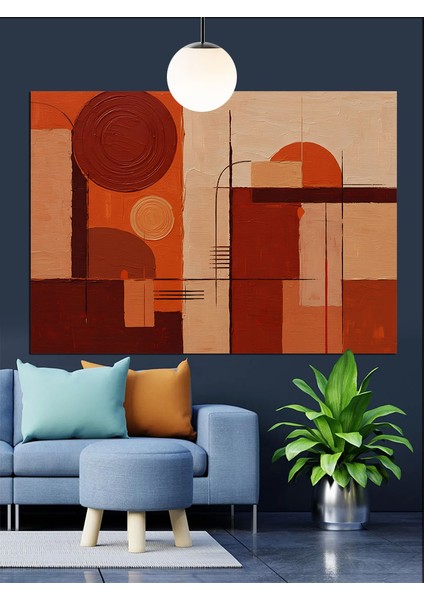 Minimalist Geometrik Soyut Sanat Dekoratif Kanvas - Mdf Ahşap Tablo fiyatları