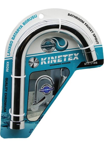 LAVABO BATARYA BORUSU SÜZGEÇLİ UÇ KROM KAPLAMA (5250)