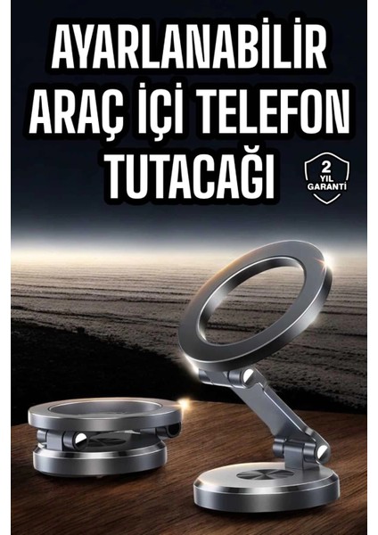 Araç Içi Telefon Tutacağı Manyetik Tasarım Ayarlanabilir