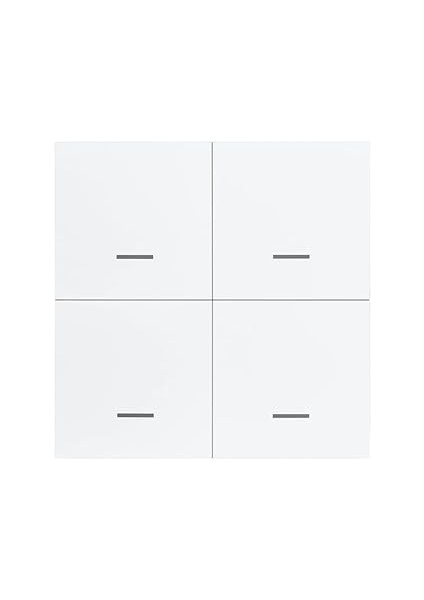 Tuya Zigbee Akıllı Sahne Anahtarı 4 Gang Akıllı Anahtarı 12 Sahne Anahtarı Düğmesi Denetleyicisi Destekler Ev Asistanı Kurulum