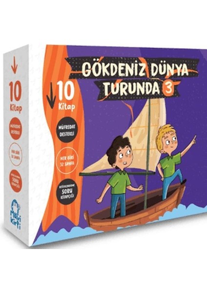 Gökdeniz Dünya Turunda 3 - 2. Sınıf Hikaye Seti (10 Kitap)