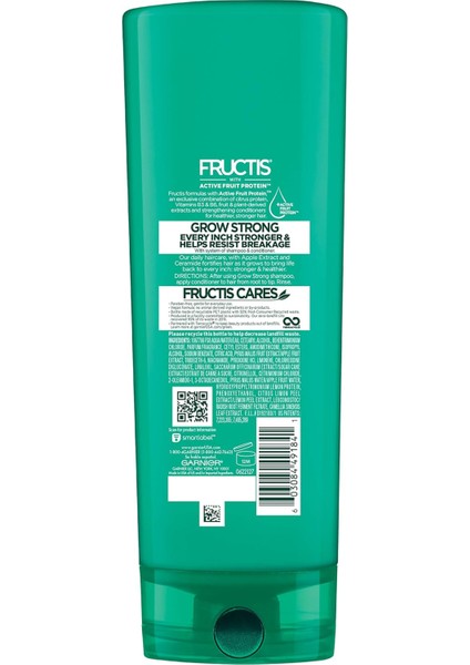 Saç Bakımı Fructis Büyümek Güçlü Saç Kremi, 12 Sıvı Ons modelleri