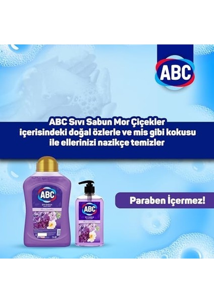 Abc Sıvı Sabun Mor 3 L