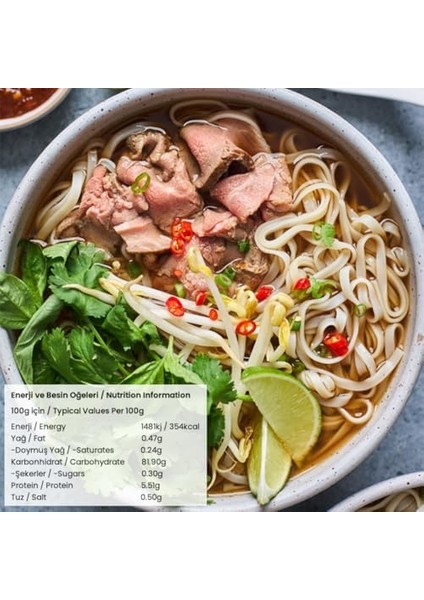 Bamboo Lady Pirinç Çubuk Eriştesi 5mm, Vietnam Menşeli, 400G (Vietnamese Rice Stick Noodle) fiyatları