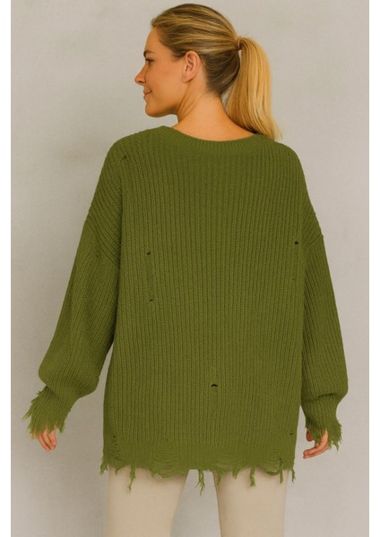 Selanik Yeşil Yün Kazak fiyatları