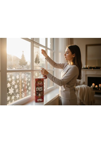 Kar Spreyi 8 Şablonlu 150 ml