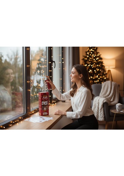 Kar Spreyi 8 Şablonlu 150 ml