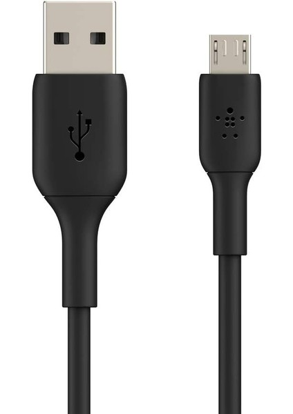 Taşınabilir Hoparlörler, Powerbank’ler, E- Okuyucular ve Daha Fazlası Için Mikro USB Kablosu (1 Metre, Siyah)