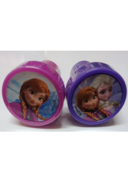 Elsa Frozen Anna Baskılı Hediyelik Mühür Kalem Başlığı 2 Adet