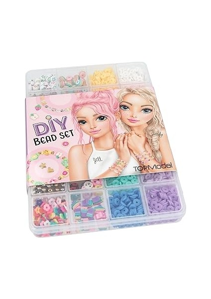 13182 Topmodel – Dıy Boncuk Seti, 20 Farklı Boncuk Türü, Yaratıcı Bileklik ve Zincir Tasarımı Için fiyatları
