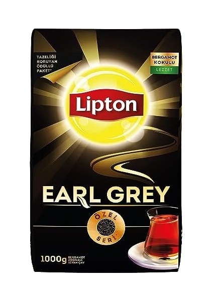 Lipton Earl Grey Dökme Bergamot Aromalı Siyah Çay Özel Seri 1000 gr modelleri