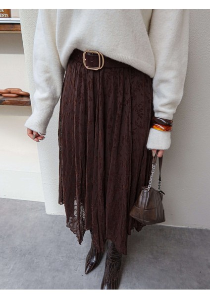 Tül Asimetrik Etek modelleri