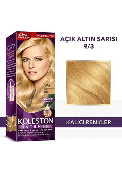 Litaetrend Koleston Intense Saç Boyası 9/3 Açık Altın Sarısı - Salon Kalitesi
