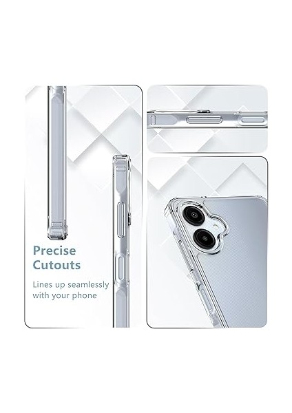 Samsung Galaxy A06 Uyumlu Darbe Önleyici Sararmaya Dayanıklı Airbag Korumalı Ultra Slim Tpu Şeffaf Silikon Kılıf (Şeffaf, Samsung Galaxy A06) fırsatları