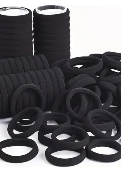 50'li Siyah Havlu Lastik Toka Seti, Kadın Çocuk Mandal Toka, Lastik Toka Seti, Toka Organizer, Toka, Kız Çocuk Toka, Toka Organizer