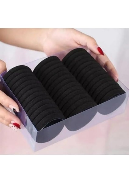 50'li Siyah Havlu Lastik Toka Seti, Kadın Çocuk Mandal Toka, Lastik Toka Seti, Toka Organizer, Toka, Kız Çocuk Toka, Toka Organizer modelleri