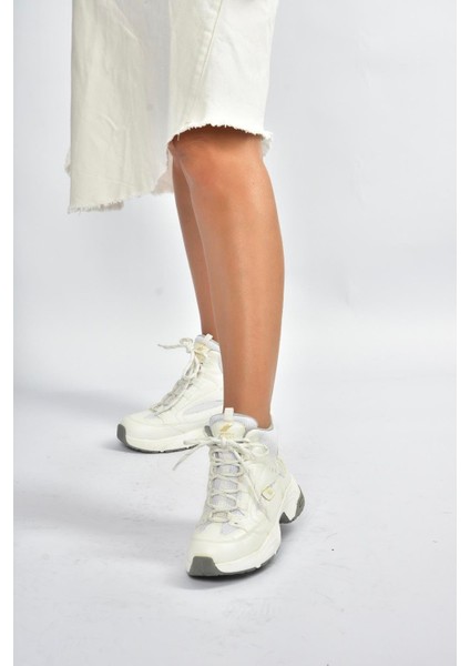 V312415009 Beyaz Bilekli Spor Ayakkabı Sneakers fırsatları
