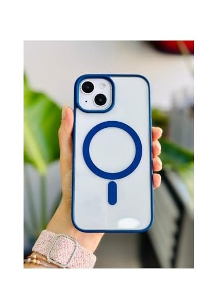 Go Aksesuar 13-14 ve 15 ile Uyumlu Magsafe Özellikli Renkli Şeffaf Kılıf fiyatları