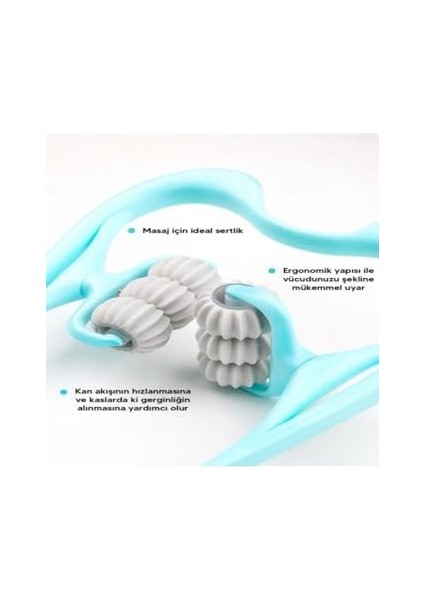 6 Tekerlekli Boyun Bacak Ayak Bel Masaj Aleti Çok Fonksiyonlu Manuel fiyatları