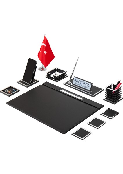 Diamond Sümen Takımı 10 Parça Siyah Full Set