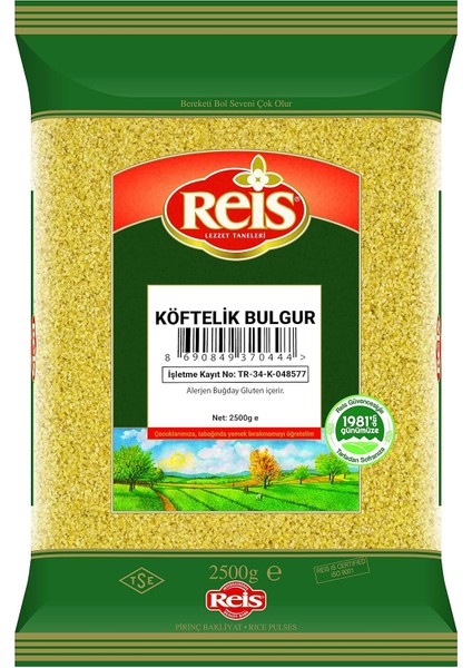 Reis Köftelik Bulgur (Kısırlık) 2.5 kg modelleri