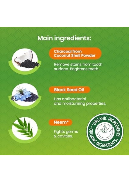 Himalaya Botanique Beyazlatıcı Plak Karşıtı Diş Macunu 75 ml | Ecocert Cosmos Sertifikalı | Organik Aktif, Kömür, Çörek Otu Yağı | Florür ve Gluten Içermez fiyatları