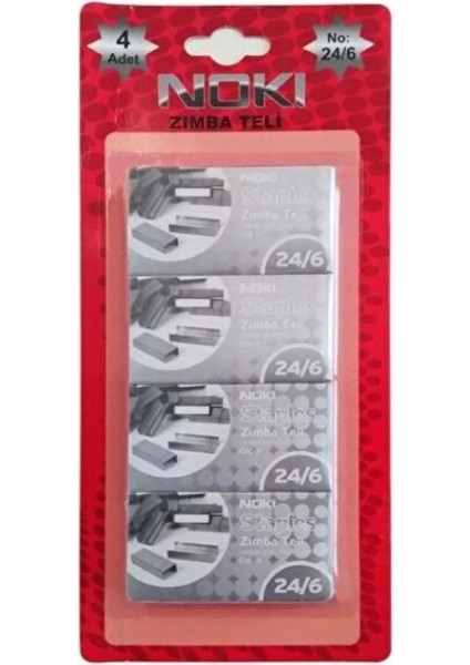 3 Adet Noki Zımba Teli No:24/6 4'lü fiyatları