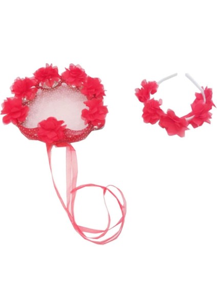 Kına Gecesi Lazer Güllü Tef 5 Adet Tef 5 Adet Taç