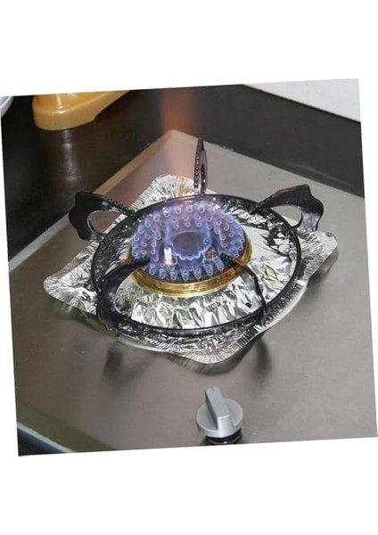 Ocak Yağ Geçirmez Folyo Ped, Yeniden Kullanılabilir Dayanıklı Temiz Hijyenik Mutfak Için (22 cm x 22 Cm) (10 Adet - Kare) fiyatları