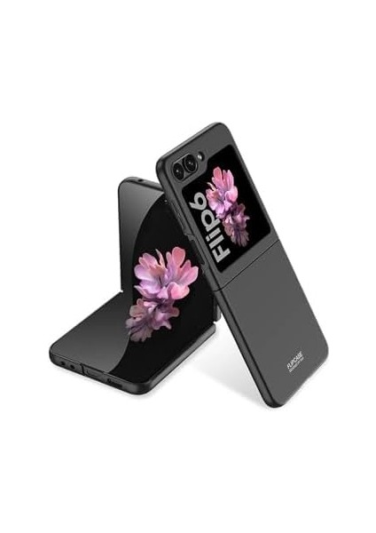 Galaxy Z Flip 6 Kılıf Sert Kıpta Kapak-Siyah modelleri