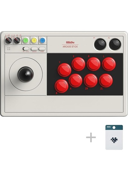 Nintendo Switch ve Windows Için Bluetooth Arcade Stick - Nintendo Switch [