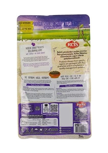 Reis Royal Siyah Fasulye (0.5 Kg) modelleri