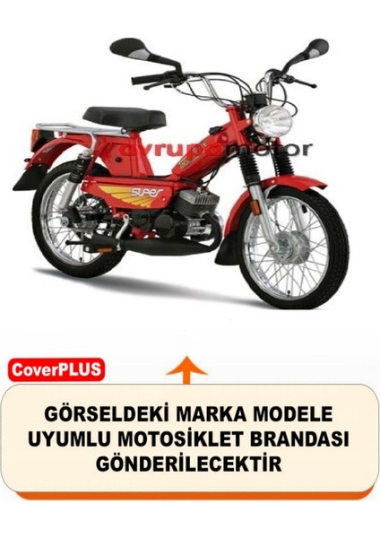 Mobylette Super 52 Branda Motosiket Brandası (Gri Renk) Motor Örtüsü Çadır Su Geçirmez Motosiklet Kılıfı Motor Brandası fiyatları