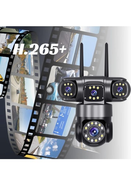 4 Kameralı Hieasy Uygulamalı Wıfı Ptz Kamera modelleri