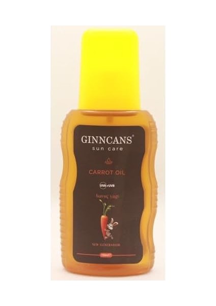 Cosmetıc & Cosmetıcs By Gınncans Sun Güneş Koruyucu Krem Uva+Uvb Bronzlaştırıcı Havuç Yağı 150ML modelleri