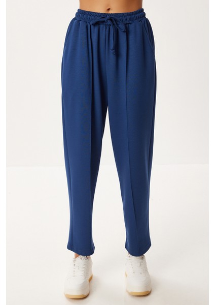 Yarasa Kollu Nervürlü Modal Üst-Alt Takım LDM0009 Lacivert fırsatları