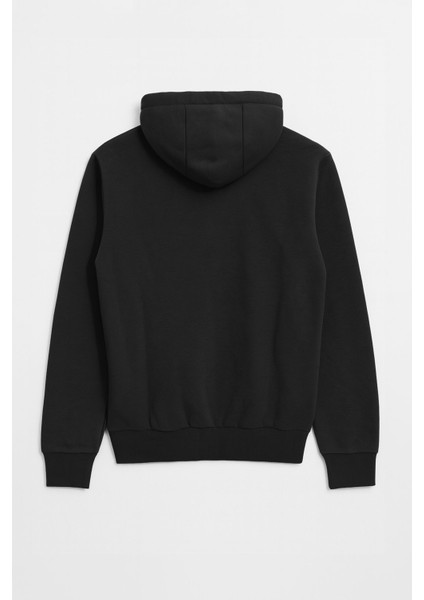 Erkek Fermuarlı Kapüşonlu Içi Polarlı Antrasit Sweatshirt fiyatları